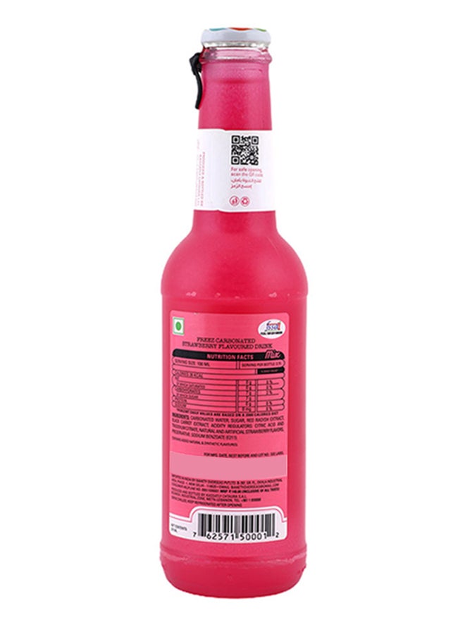 Freez Strawberry Mix Carbonated Flavored Drink Glass Bottle 275ml  - Image 2