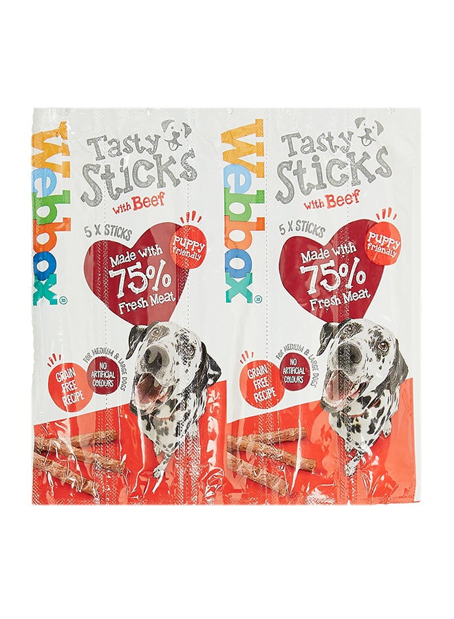 Webbox Dogs Treats Delight Sticks Beef 55grams  - Image 1