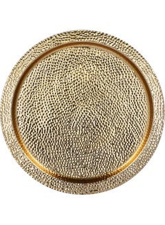La Mesa 3-Piece Glass Pot With Wooden Tray And Lid Gold/Clear/Brown 42x42x3cm  - Image 3