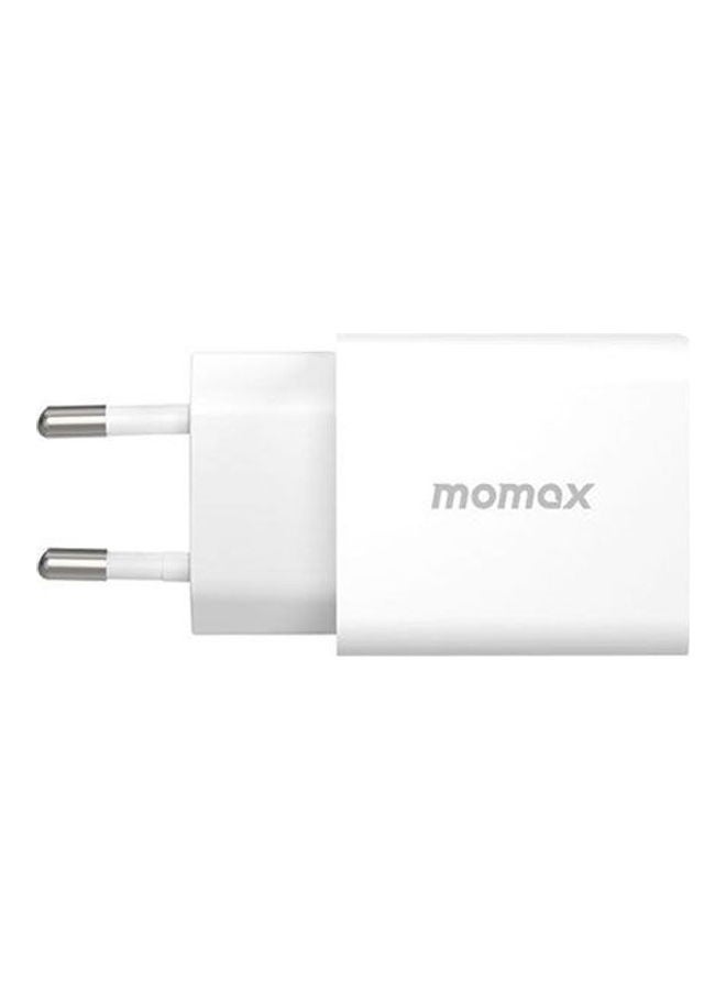 Momax - Oneplug Usb-C Charger Pd White - Image 1