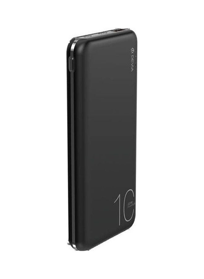 devia - 10000.0 mAh Power Bank Smart series Full Compatible Black - Image 1