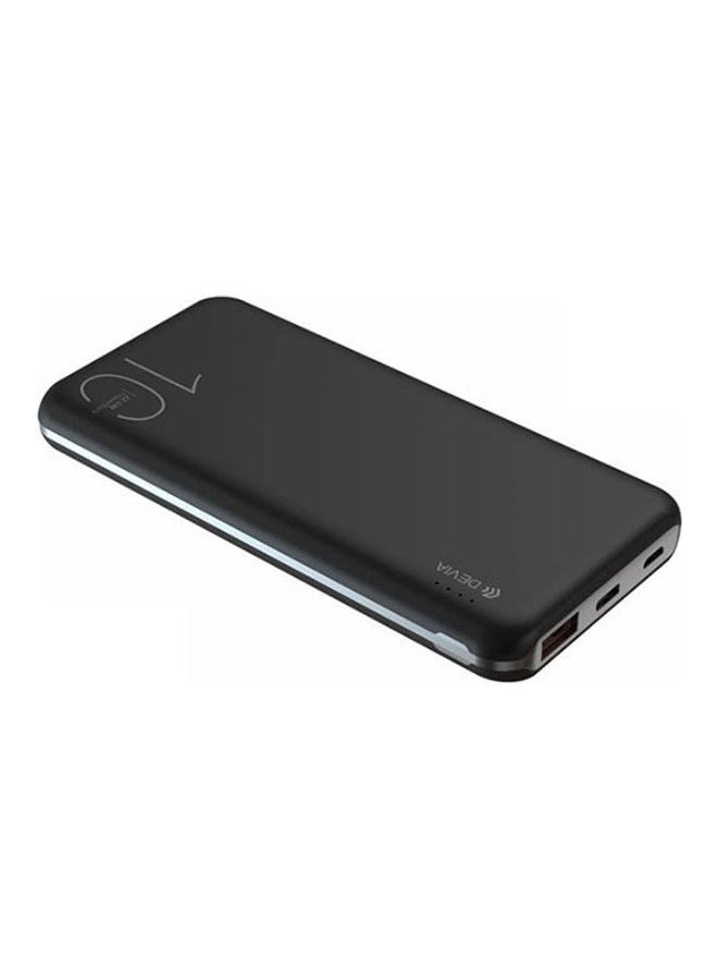 devia - 10000.0 mAh Power Bank Smart series Full Compatible Black - Image 1