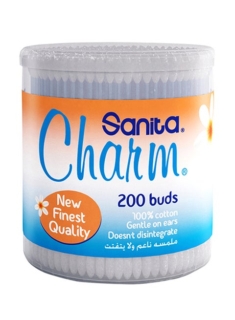 100% Cotton Buds, 200 Buds