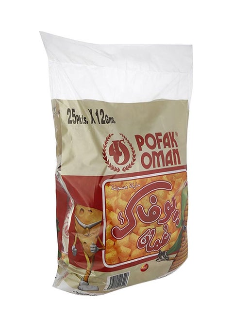 Oman Corn Flavor Chips 12grams Pack of 25