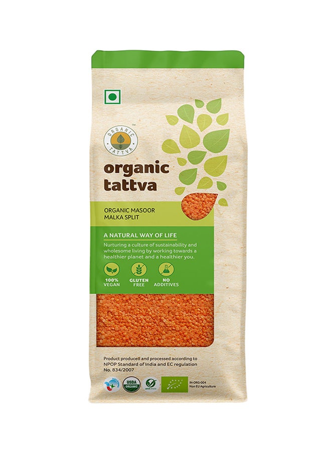 Organic Tattva Organic Masoor Malka Split 500grams - Image 1