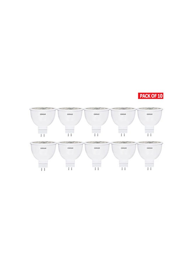 OSRAM 10-Piece  36 Degree Angle Non-Dimmable Eco Spotlight MR16 5.5 W Gu5.3 2700K 500Lm Led White - Image 1