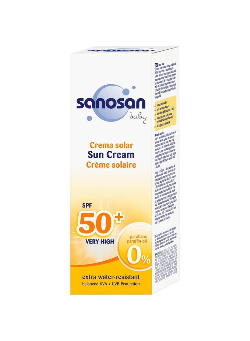sanosan - Baby Sunscreen SPF50+ 75ml - Image 1