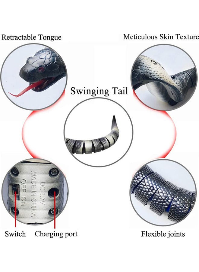 Arabest Remote Controlled Wireless Flexible Realistic Fast Moving Cobra Snake Toy 36cm  - Image 5