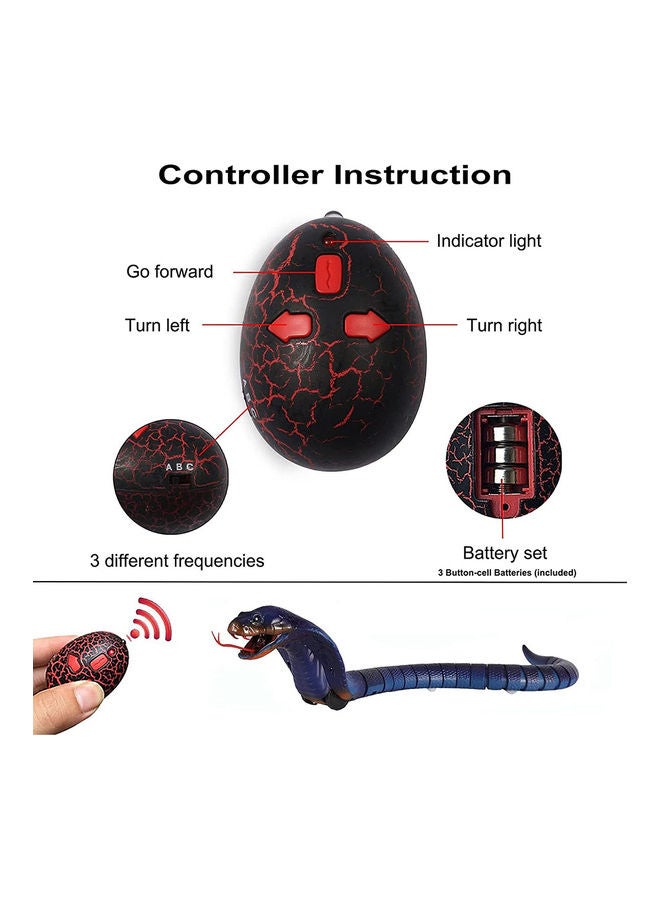 Arabest - Remote Control Rechargeable Simulation RC Snake Toy 36cm - Image 1