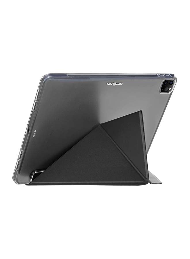 CASE-MATE Multi Stand Folio Case for iPad Pro 12.9" 5th Gen. 2021 - Black - Image 1