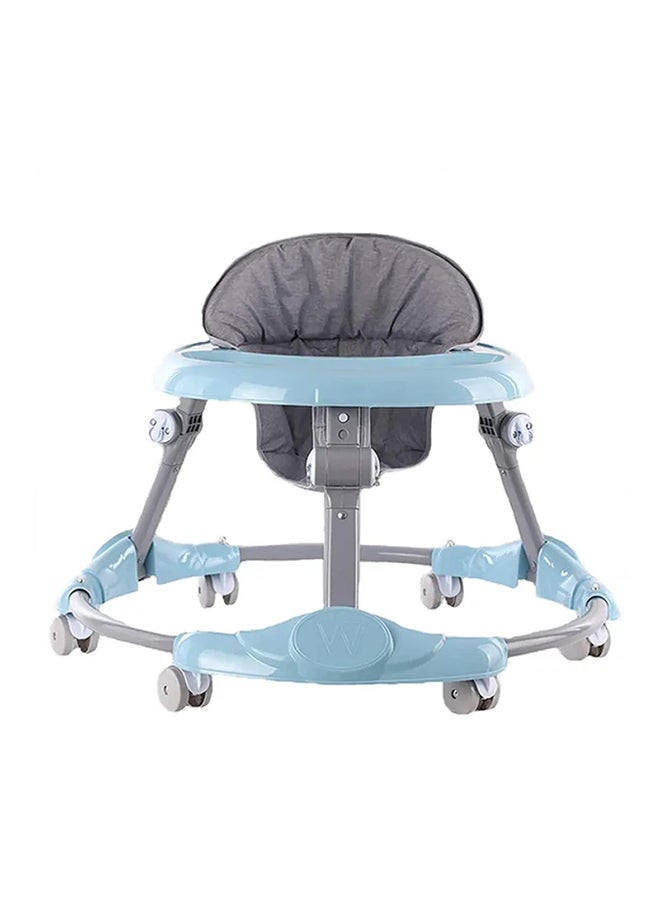 Anti-Rollover Foldable Portable Smooth Cushioned Seat Unique Design Walker - Blue - v1646809909/N36487775A_2