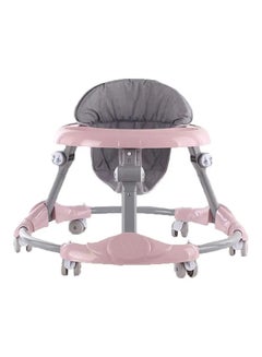 360 Degree Rotating Wheels Adjustable Baby Walker With Push Handle