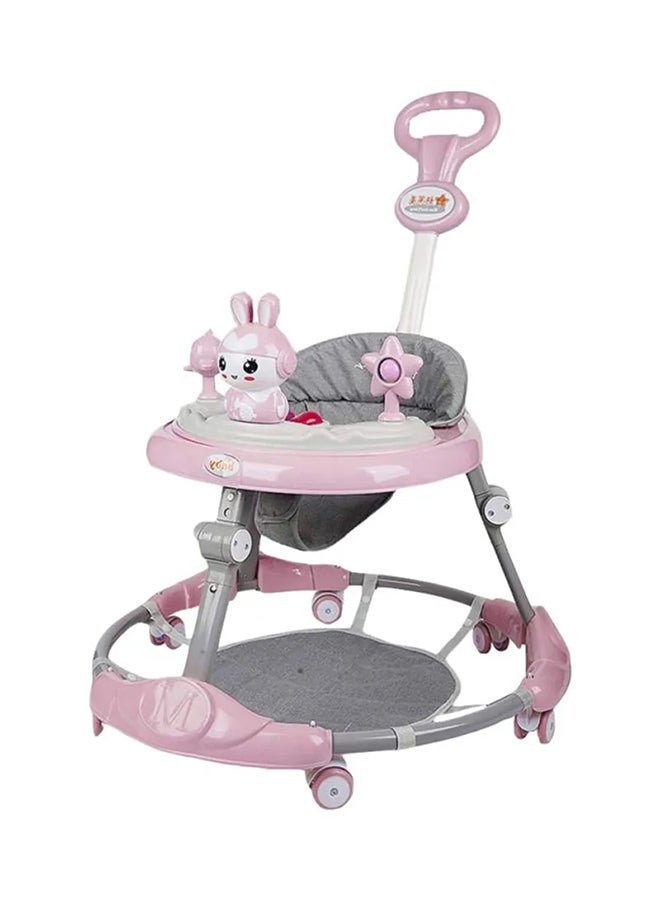 Cool Baby - 360 Degree Rotating Wheels Adjustable Baby Walker With Push Handle - Image 1