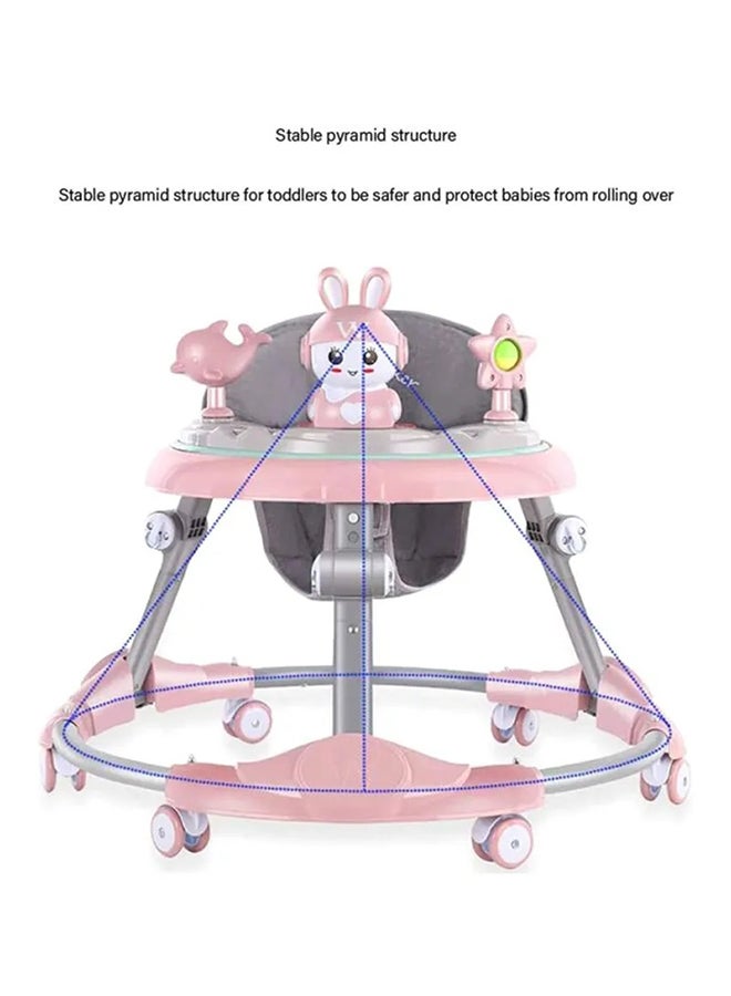 Cool Baby - 360 Degree Rotating Wheels Adjustable Baby Walker With Push Handle - Image 1