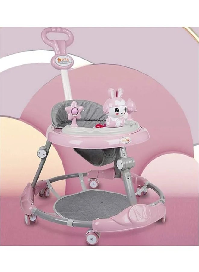 Cool Baby - 360 Degree Rotating Wheels Adjustable Baby Walker With Push Handle - Image 1