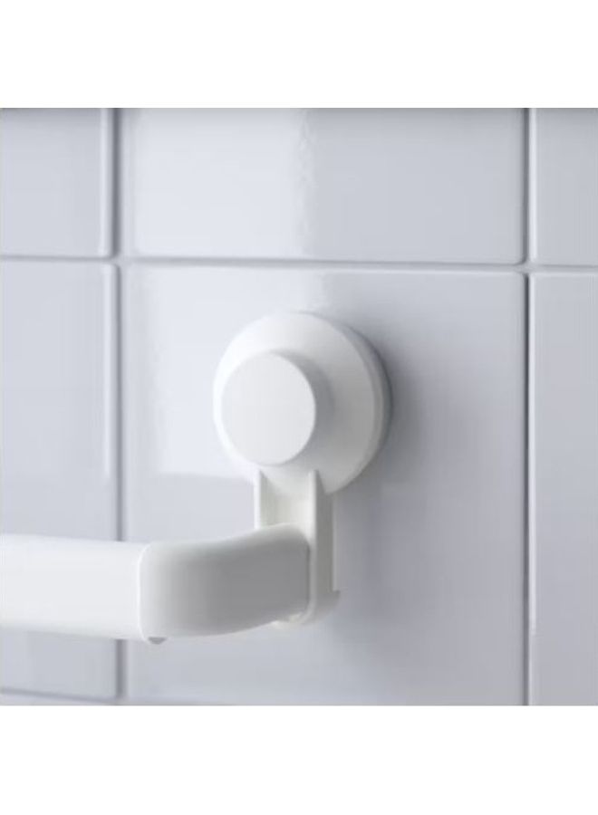 Towel Rack With Suction Cup White 87x10cm - Image 3