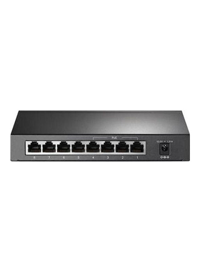 تي بي لينك سويتش Poe+‎ من 4 منافذ بسرعة 1000/100/10 ميجابت في الثانية و 4 منافذ Uplink بسرعة جيجابت وبقدرة 64 وات وتقنية Unmanaged Desktop أسود  - Image 1