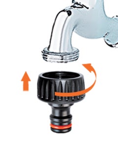 Claber Tap Connector Black  - Image 2