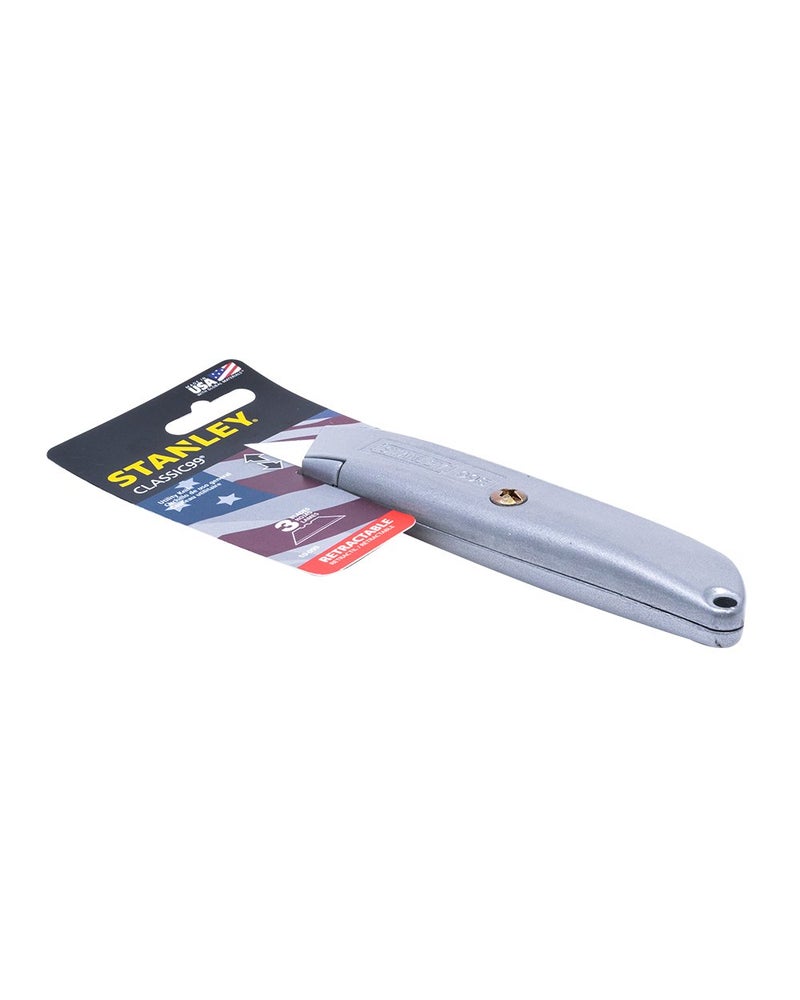 Stanley Classic 99 Retractable Utility Knife Silver 152mm Silver 152mm Silver 152mm  - Image 3