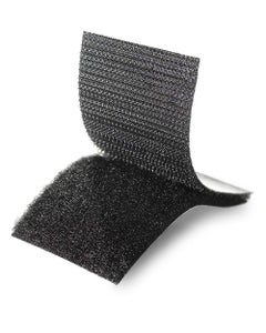 Velcro Sticky Back Strip Black 3.1/2x1.1/2inch  - Image 2