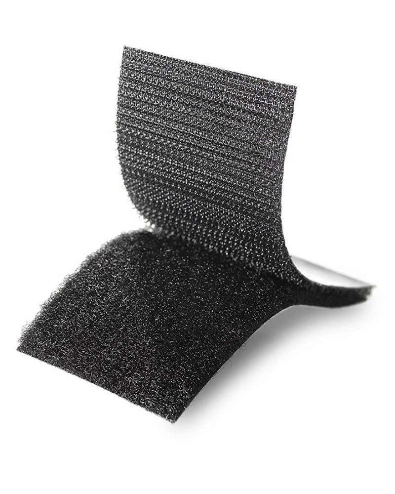 فيلكرو شريط لاصق من الخلف أسود 3.1/2x1.1/2بوصة - Image 2