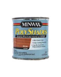 Minwax Polyshades Stain And Polyurethane in One Step Pecan  - Image 1