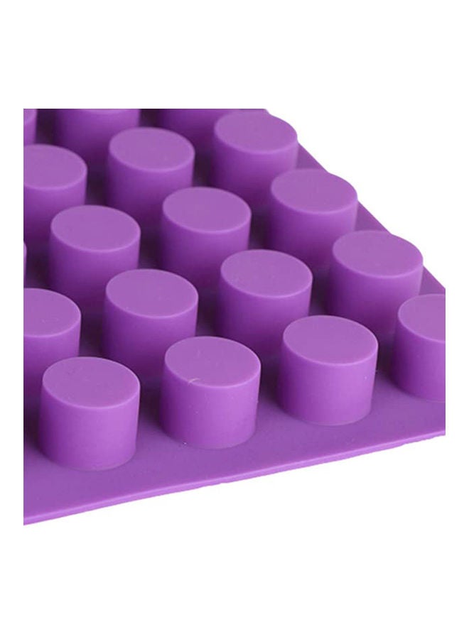 Arabest 88 Cavities Mini Round Shaped Silicone Mold Cooking Sheets Purple 15inch - Image 4