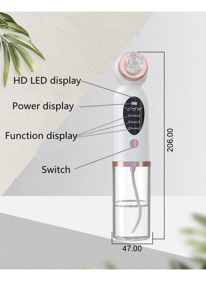Toshionics - Vaccum Suction Blackhead Facial Pore Remover Cleanser Acne Comedo Extractor White - Image 1