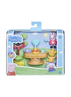 Peppa Pig Peppa  Peppa's Adventures Tea Time with Peppa Accessory Set Preschool Toy, Peppa  Figure and 5 Accessories, for Ages 3 and up  - Image 2