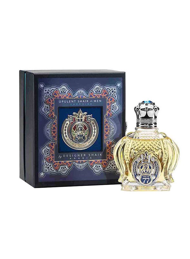SHAIK - Designer Shaik Opulent Shaik Sapphire No. 77 for Men 100ml - Image 1