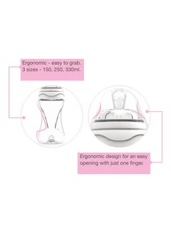 Nuvita Mimic Cool Anti-Colic Feeding Bottle - 330 ml  - Image 3