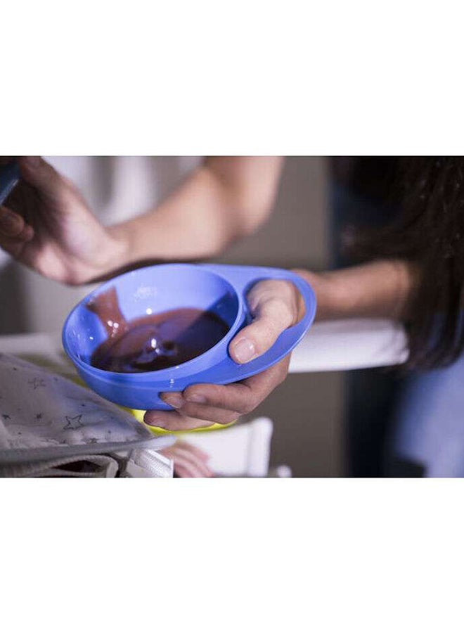 Nuvita - 2 Piece Easy Eating Small Bowl Dish - Blue - Image 1