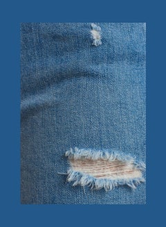 أو إكس إكس أو Short With Rib Knit Mid Denim  - Image 2