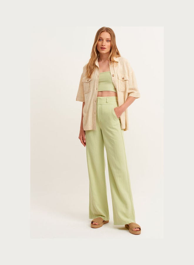 OXXO - Padded Tunic With Fashionable  Details Green - Image 1