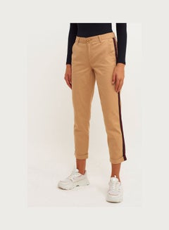 Cotton Carrot Fit Pants Buff