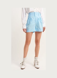 أو إكس إكس أو High Rise Mini Shorts Blue  - Image 1