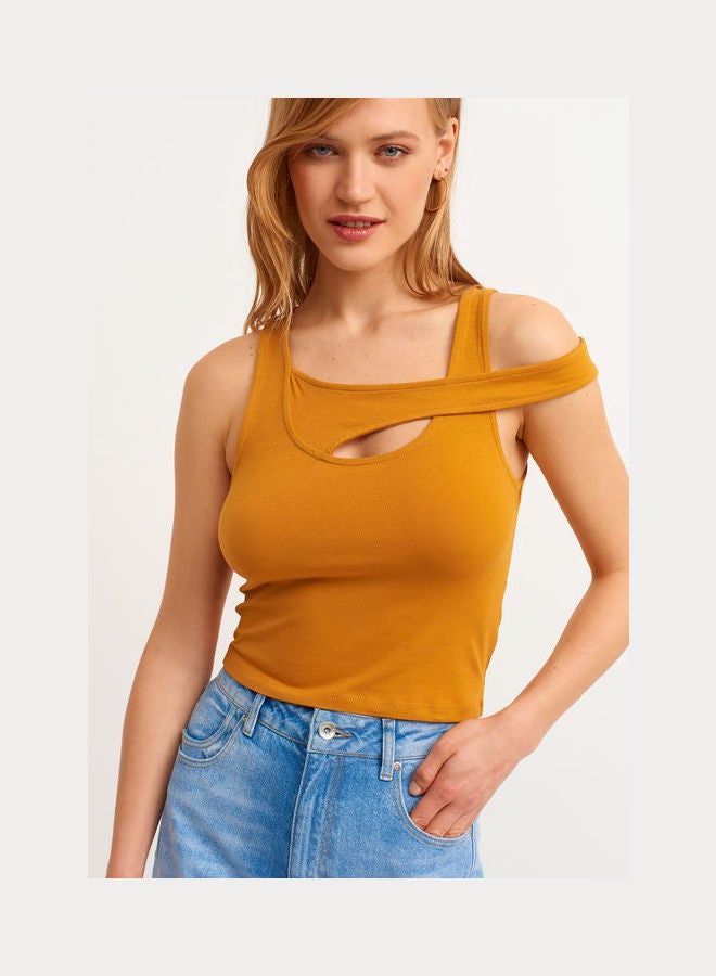 OXXO - Padded Tunic With Fashionable  Details Orange - Image 1