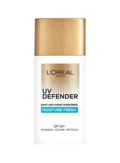 UV Defender Moisture Fresh Daily Anti-Ageing Sunscreen SPF 50+ With Hyaluronic Acid 50ml
