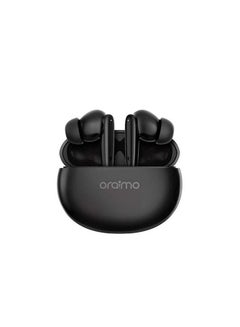 Oraimo TWS Riff OEB-E02D Bluetooth 5.0 Earbuds Built-in Mic and Stereo Bass Sound Black  - Image 1