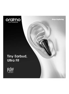 Oraimo TWS Riff OEB-E02D Bluetooth 5.0 Earbuds Built-in Mic and Stereo Bass Sound Black  - Image 3