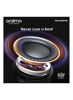 Oraimo TWS Riff OEB-E02D Bluetooth 5.0 Earbuds Built-in Mic and Stereo Bass Sound Black  - Image 4
