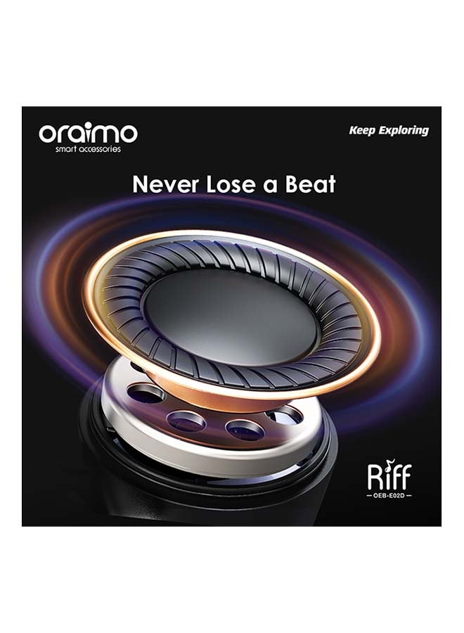 Oraimo - TWS Riff OEB-E02D Bluetooth 5.0 Earbuds Built-in Mic and Stereo Bass Sound Red - Image 1