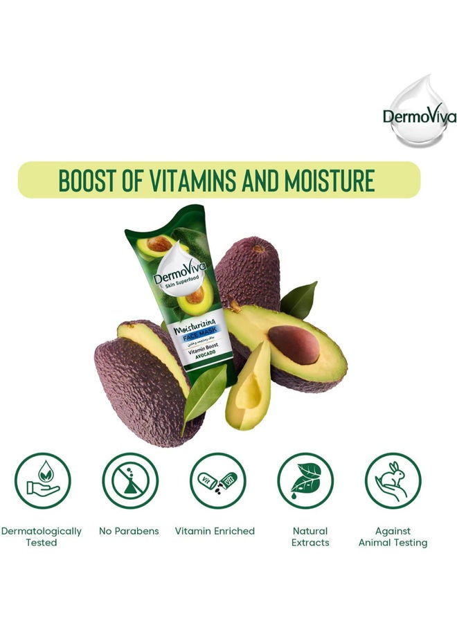 DermoViva - Moisturizing Avacado Face Mask 150ml - Image 1