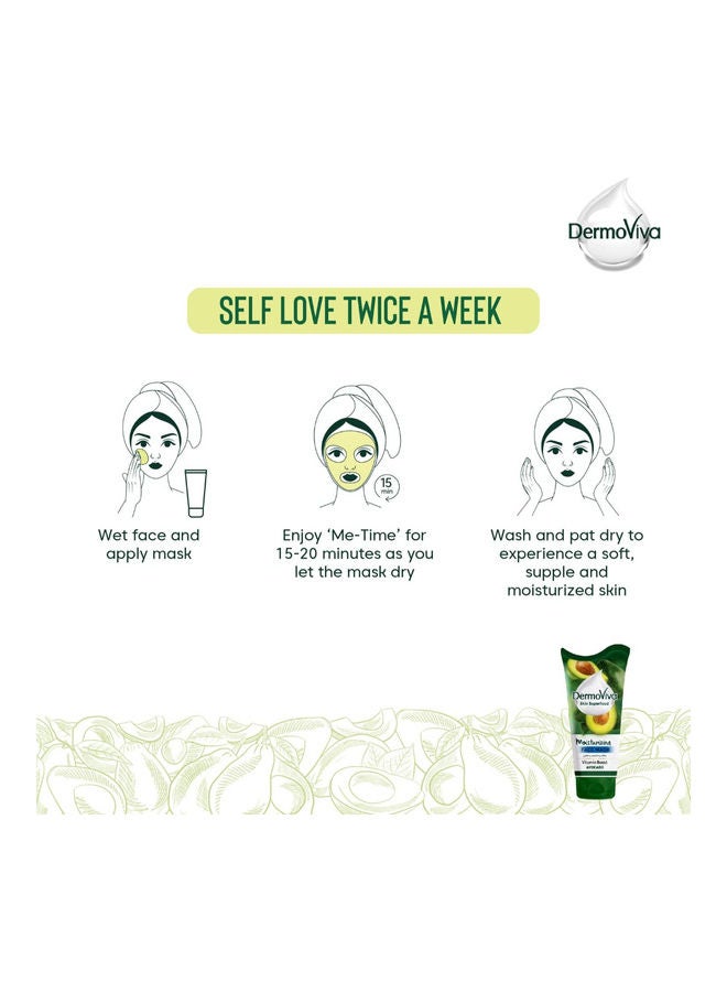 DermoViva - Moisturizing Avacado Face Mask 150ml - Image 1