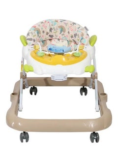Mamalove Fashionable and Unique Design Adjustable Swivel Wheels Backrest Baby Walker With High-quality Plastic  - Image 1