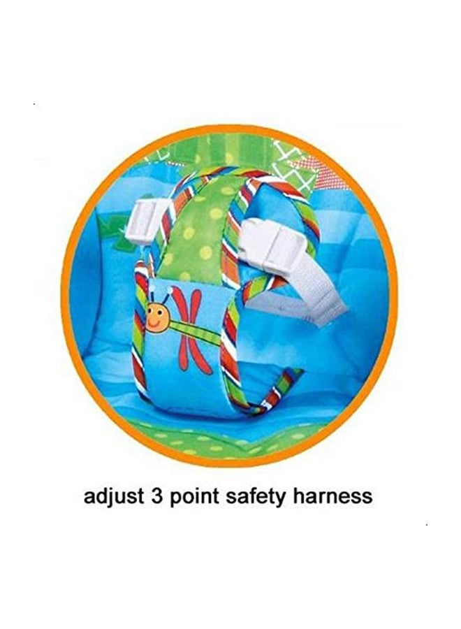 Lightweight and Foldable Design Infant to Toddler Baby Rocker With 2 Toys - Image 4