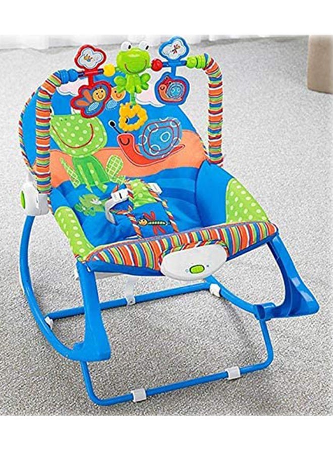 Lightweight and Foldable Design Infant to Toddler Baby Rocker With 2 Toys - Image 3