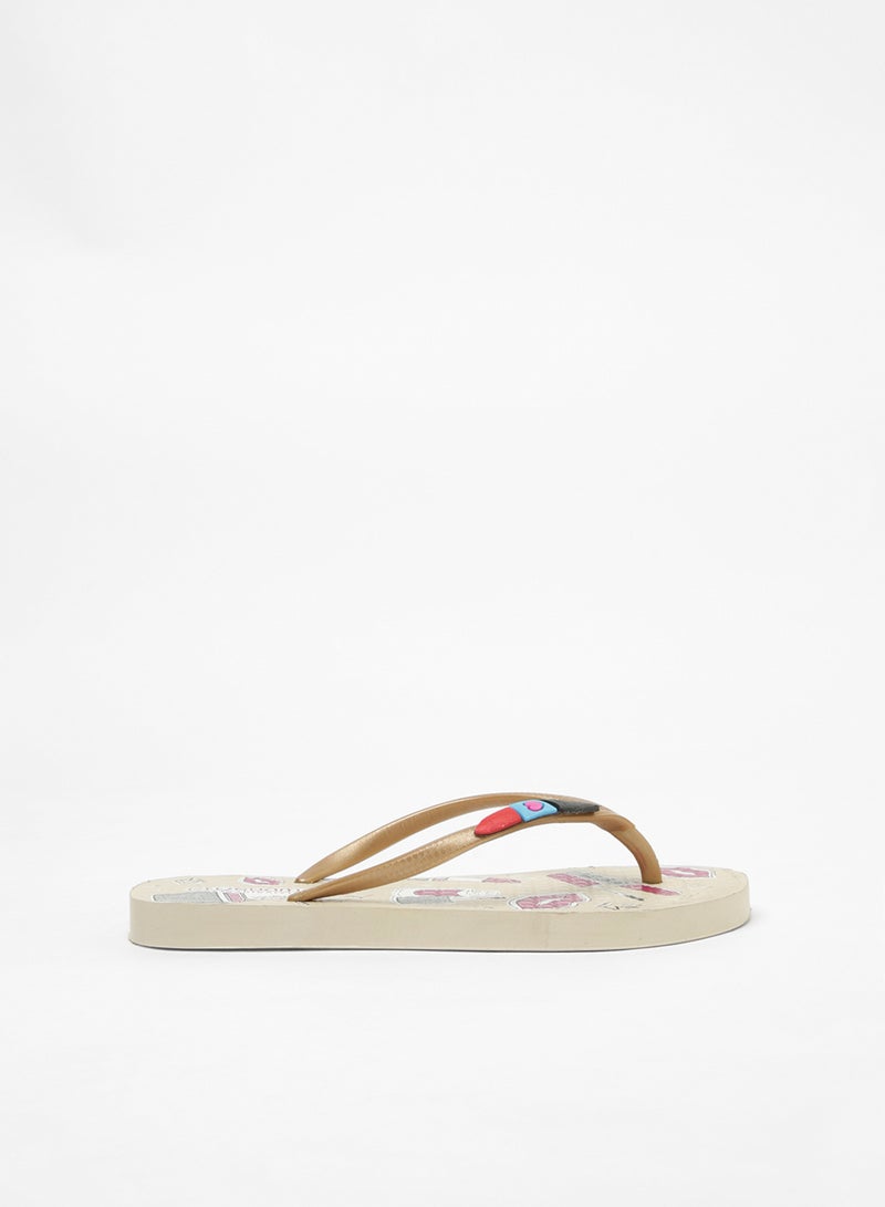 Geoomnii - Laurie Printed Slip On Slipper Multicolour - Image 1