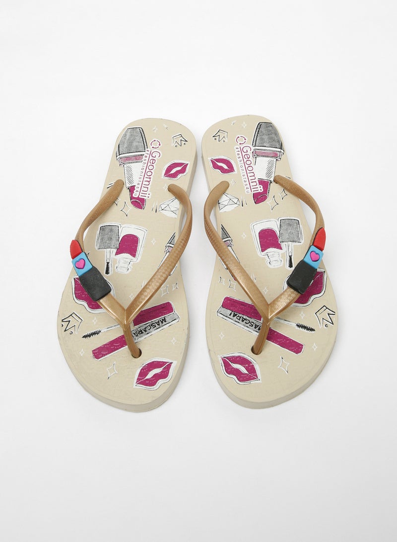 Geoomnii - Laurie Printed Slip On Slipper Multicolour - Image 1
