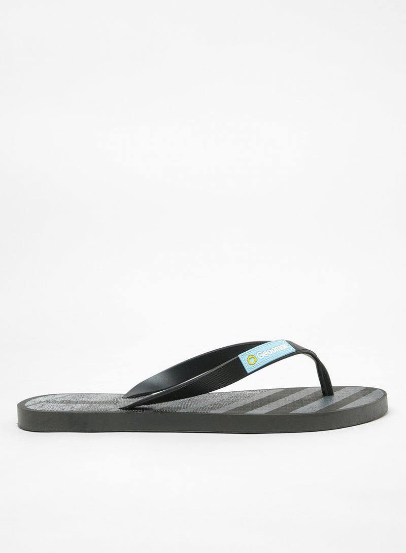 Geoomnii - Vostor Printed Slip On Slipper Grey - Image 1